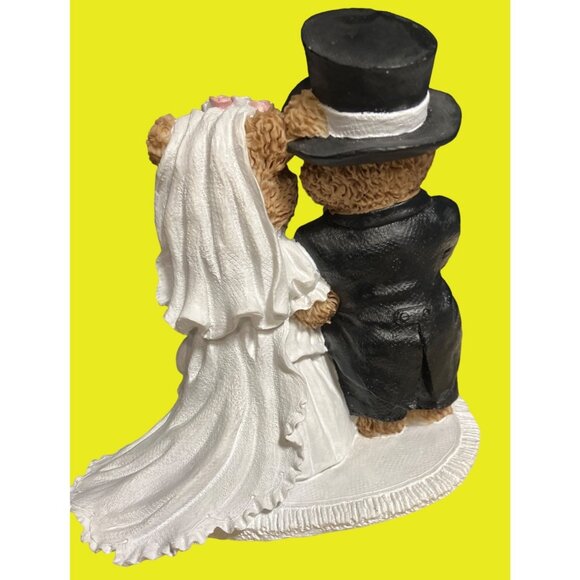 The Windsor Bears Of Cranbury Commons Mr. & Mrs. Windsor Wedding Figurine 1991 - Picture 4 of 11